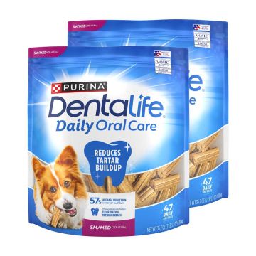 DentaLife Daily Oral Care Small/Medium Dog Chews packages