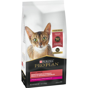 Purina Pro Plan Specialized Adult Sensitive Skin & Stomach Lamb & Rice Formula Cat Food