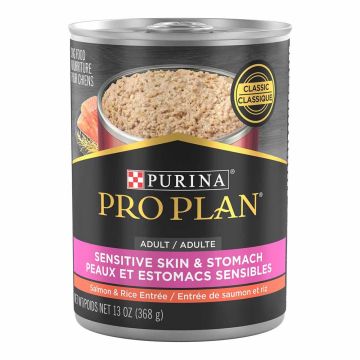 Pro Plan Sensitive Skin and Stomach Wet Dog Food Pate Salmon and Rice Entrée