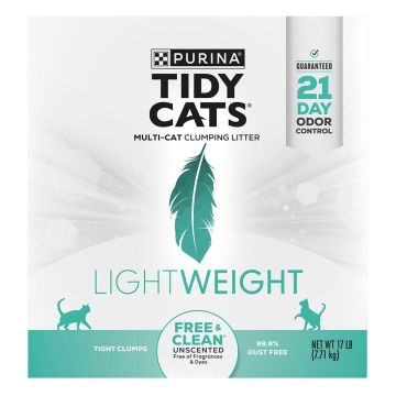 Tidy Cats LightWeight Clumping Free & Clean Cat Litter for Multiple Cats new packaging