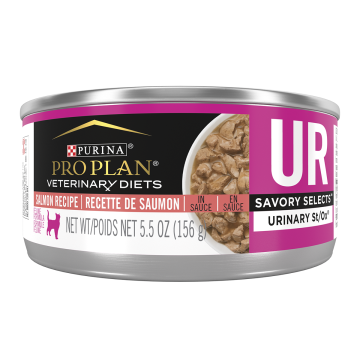 Purina Pro Plan Veterinary Diets UR Urinary St/Ox Savory Selects Feline Salmon Recipe in Sauce (Canned)