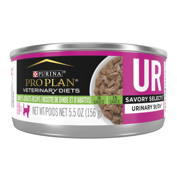 Purina Pro Plan Veterinary Diets UR Urinary St/Ox Savory Selects Feline Turkey & Giblet Recipe in Sauce (Canned)