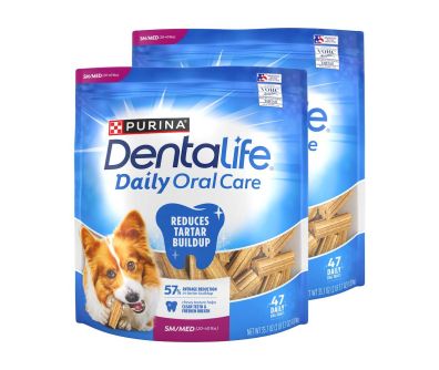 DentaLife Daily Oral Care Small/Medium Dog Chews packages