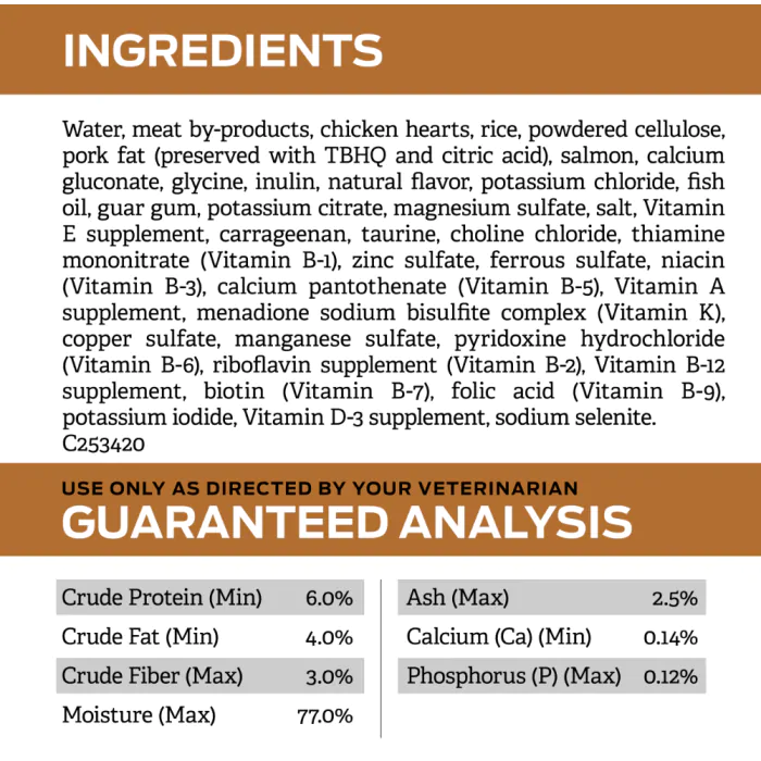 Nf kidney clearance function feline formula